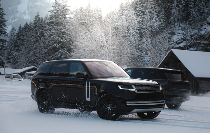 Range Rover préparation pour le ski